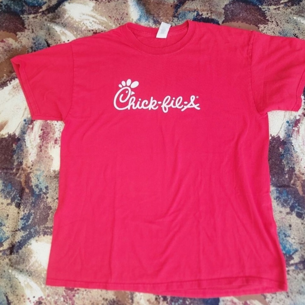 Gildan Red Heavy Cotton T-Shirt